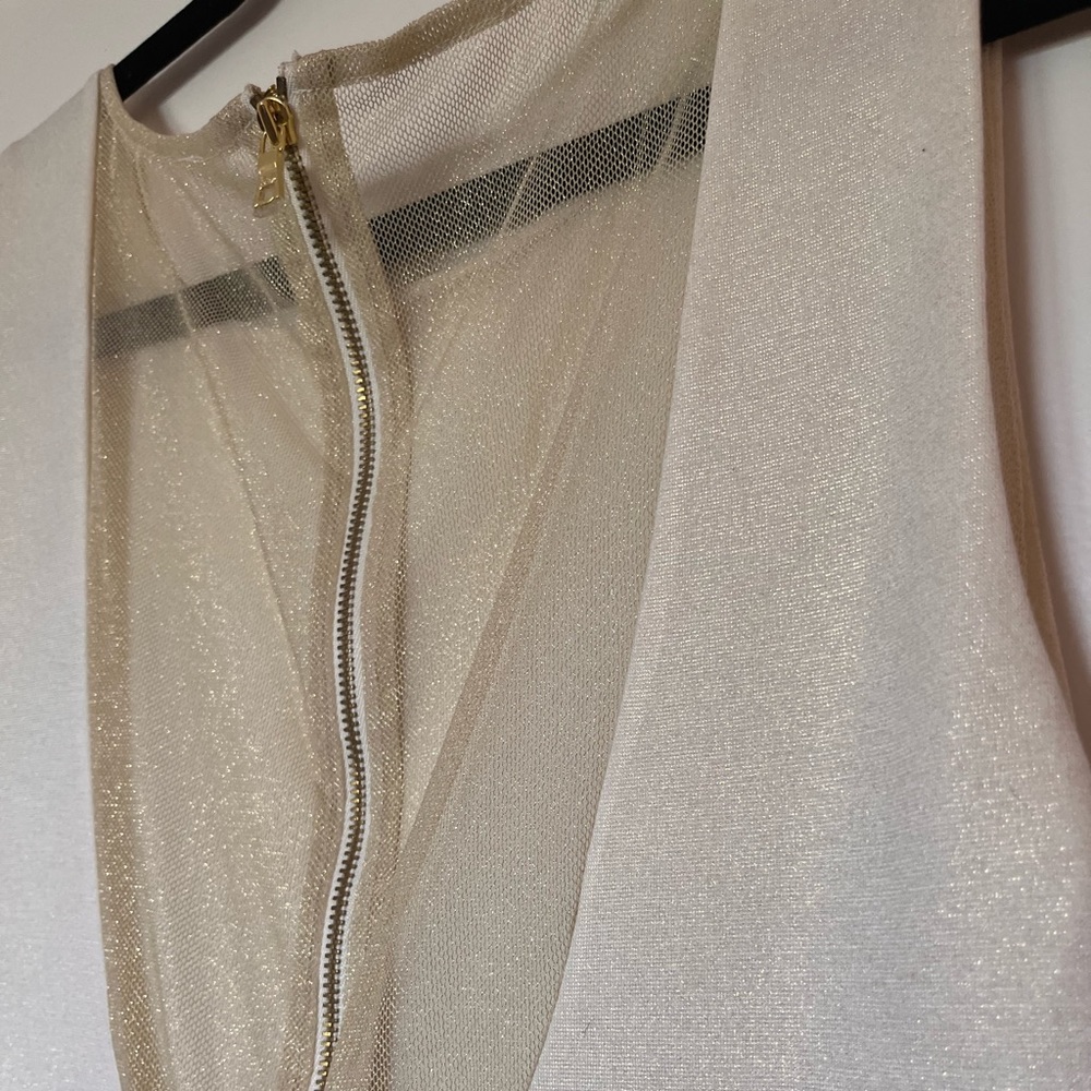 Alice + Olivia Gold Cocktail Dress